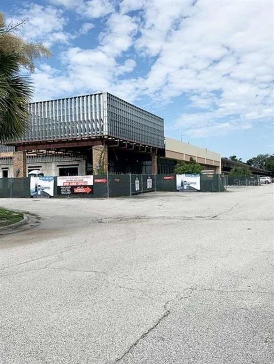 Shopping center under construction