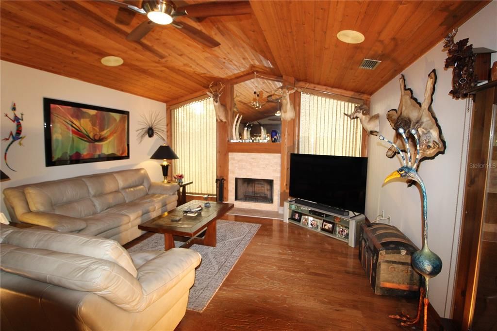 Kitchen with island