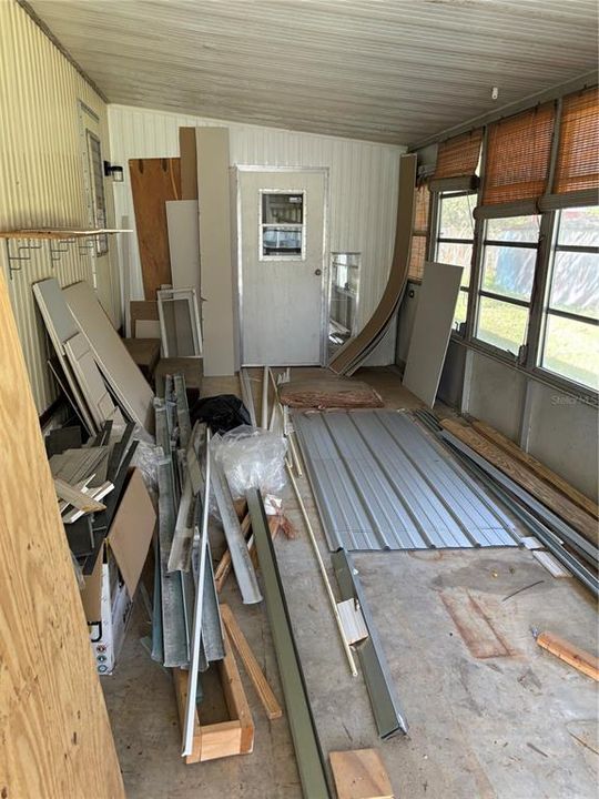 Enclosed porch