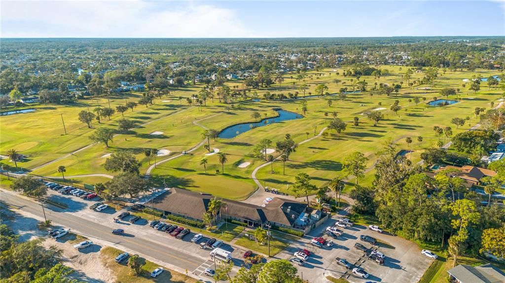 Arial View. New Smyrna Beach Golf Course.