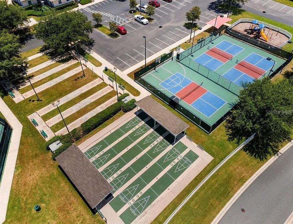 Tennis, Shuffleboard, Bocce