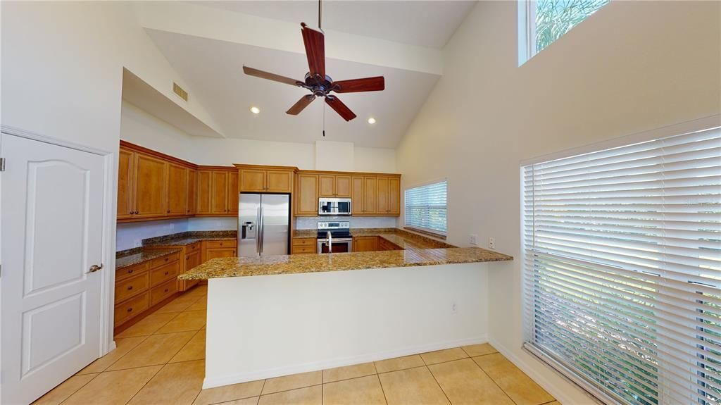 Kitchen with pantry