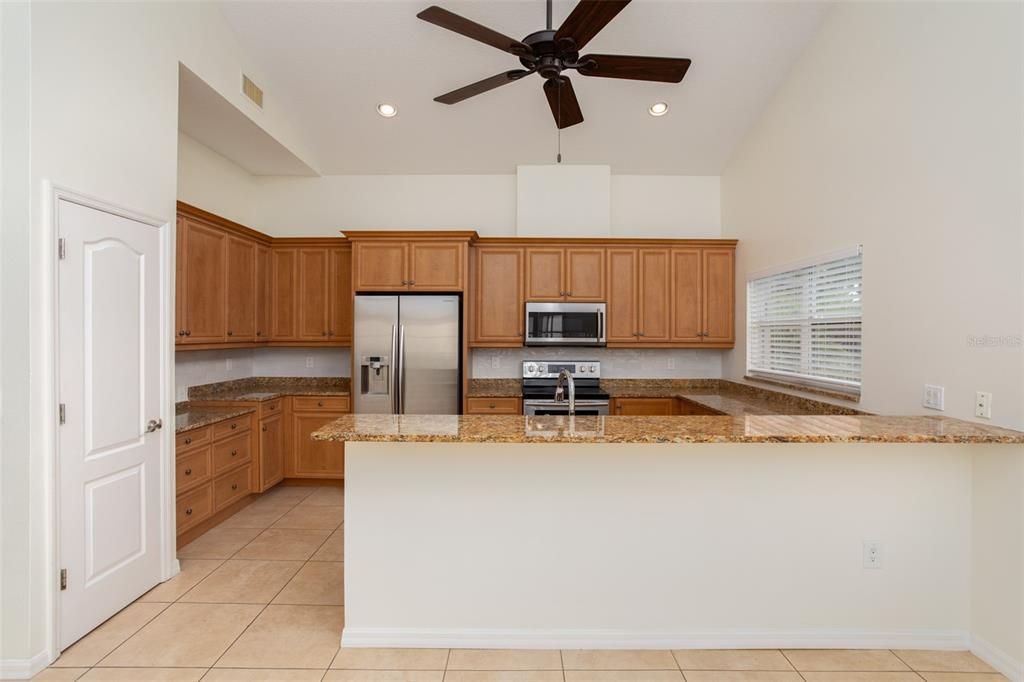 Kitchen with pantry