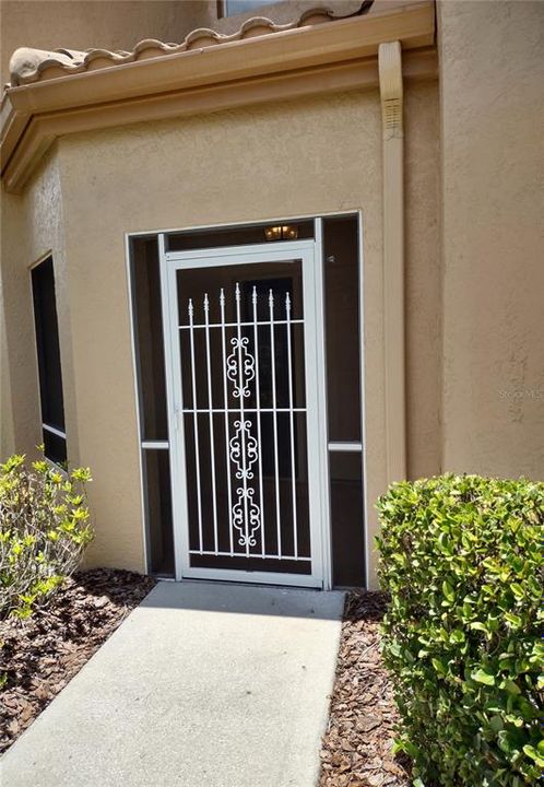 Front Screened Porch Entry to the Home