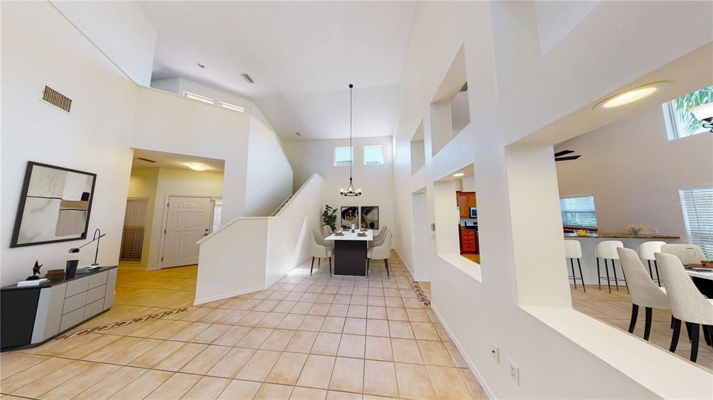 Virtually Staged Dining Room