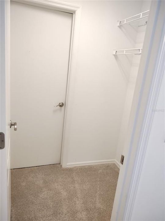 2nd Bedroom Walk-In Closet on the Second Floor