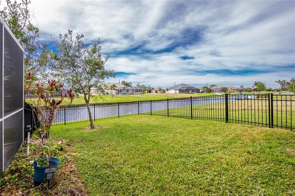 Fenced in Backyard