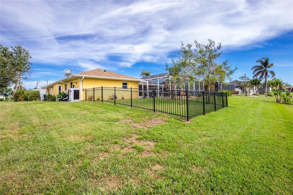 Fenced In Backyard