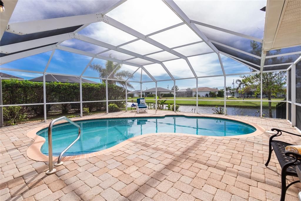 Pool with View of Canal