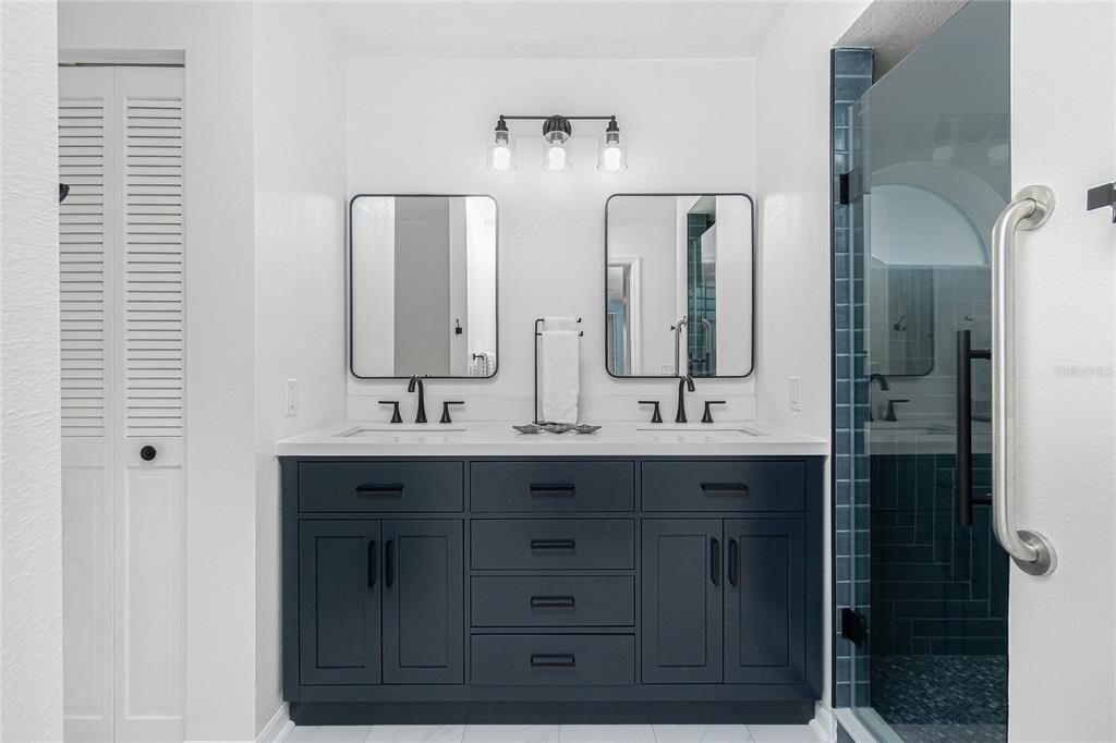 Primary Bathroom with Dual Sinks