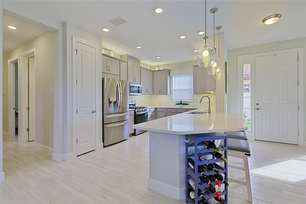 Gorgeous kitchen with tons of cabinet space