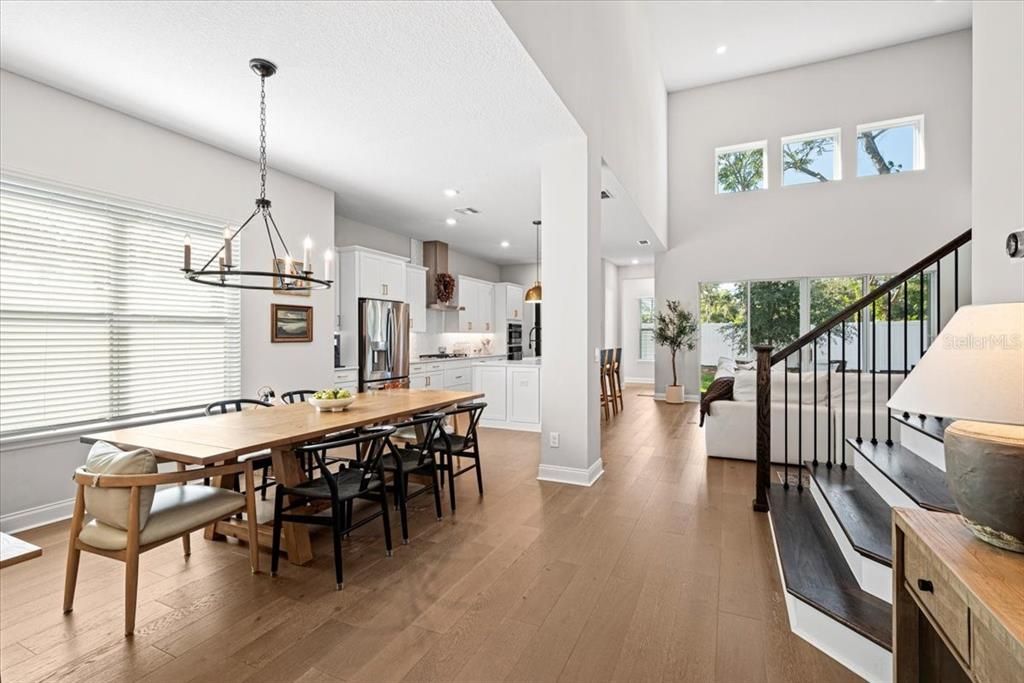 Open Floor plan Dining Room/Living ROom and Kitchen