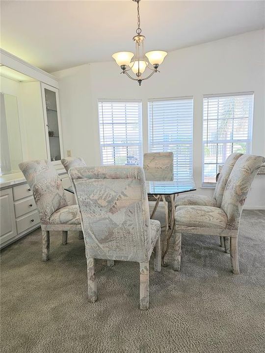 Dining room area