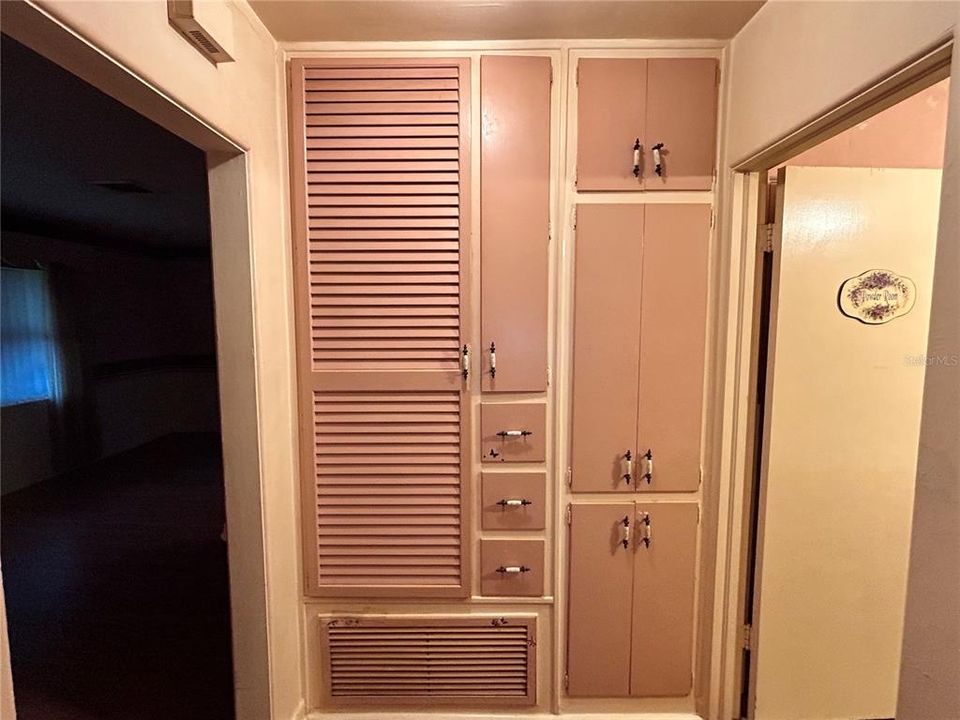 Built in cabinets Hallway