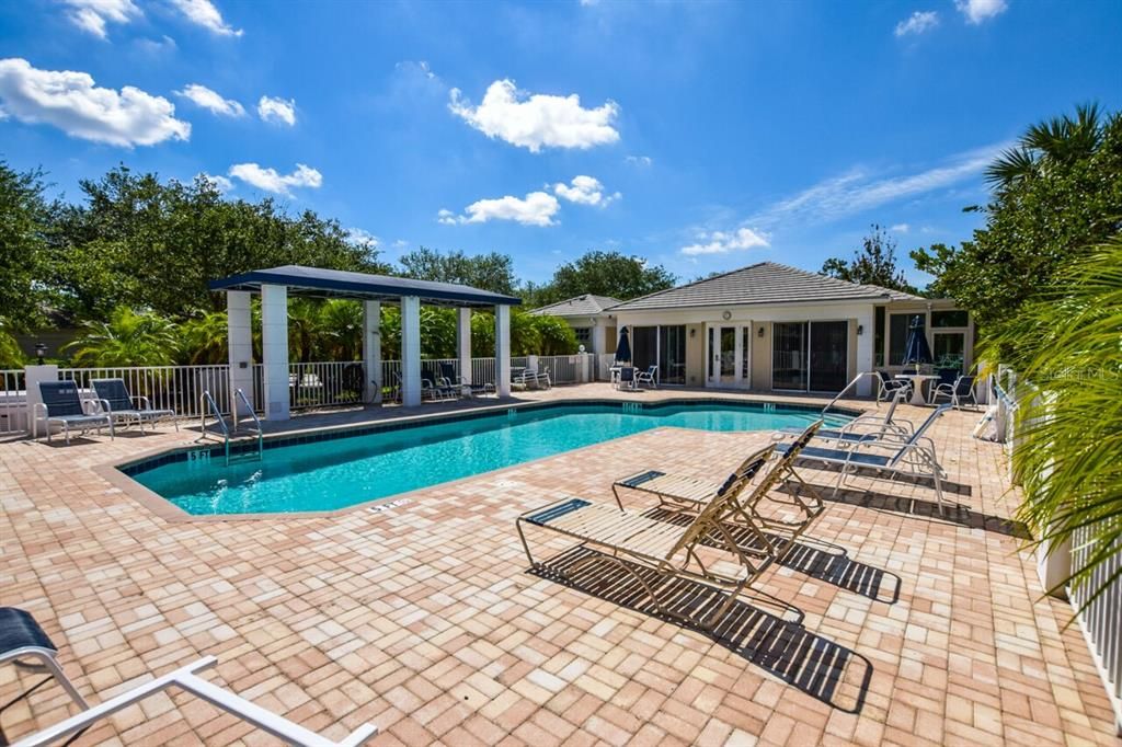 Community pool, clubhouse