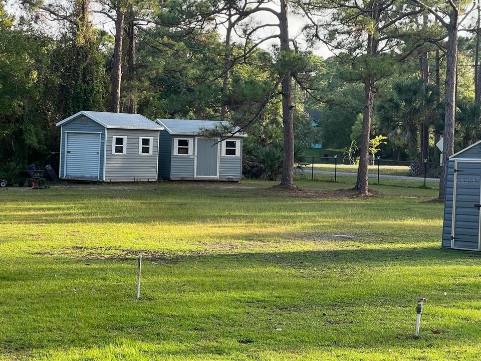 2 new sheds