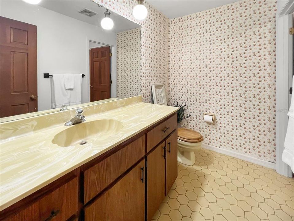 Second commode and sink area for Jack & Jill Bathroom