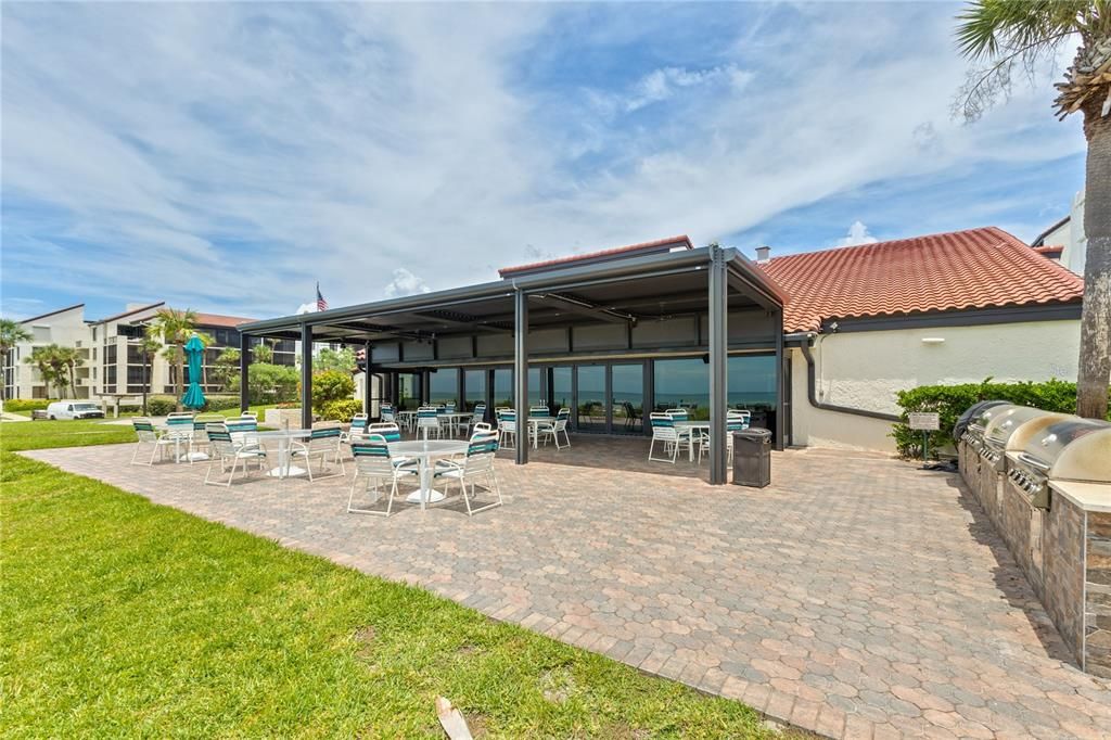 The newly renovated clubhouse with a gorgeous Gulf of Mexico view