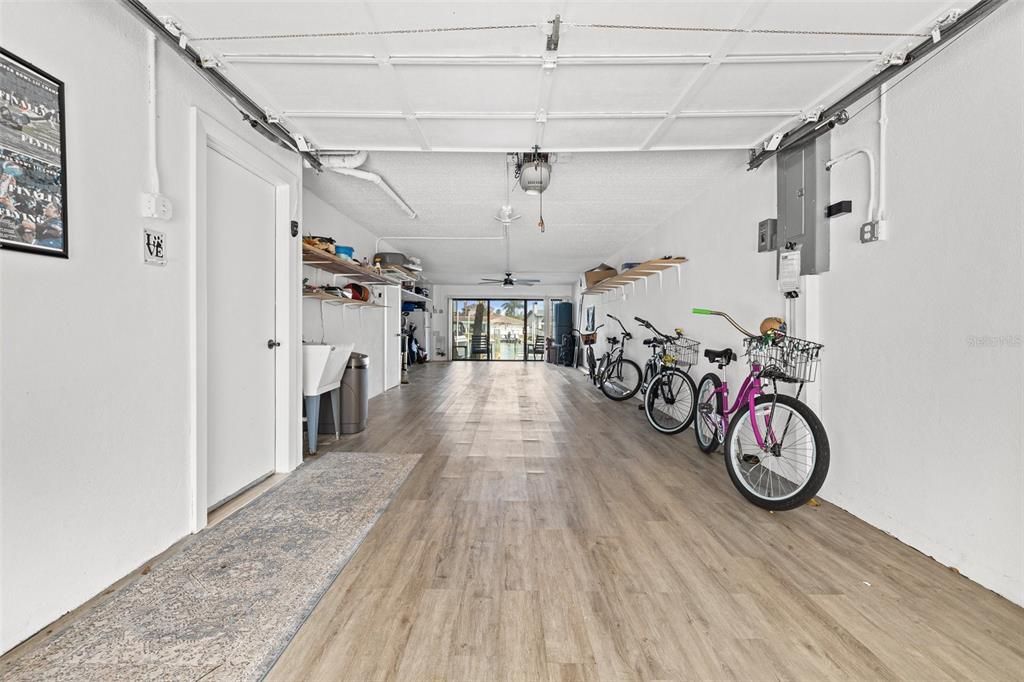 Spacious Tandem Garage Space