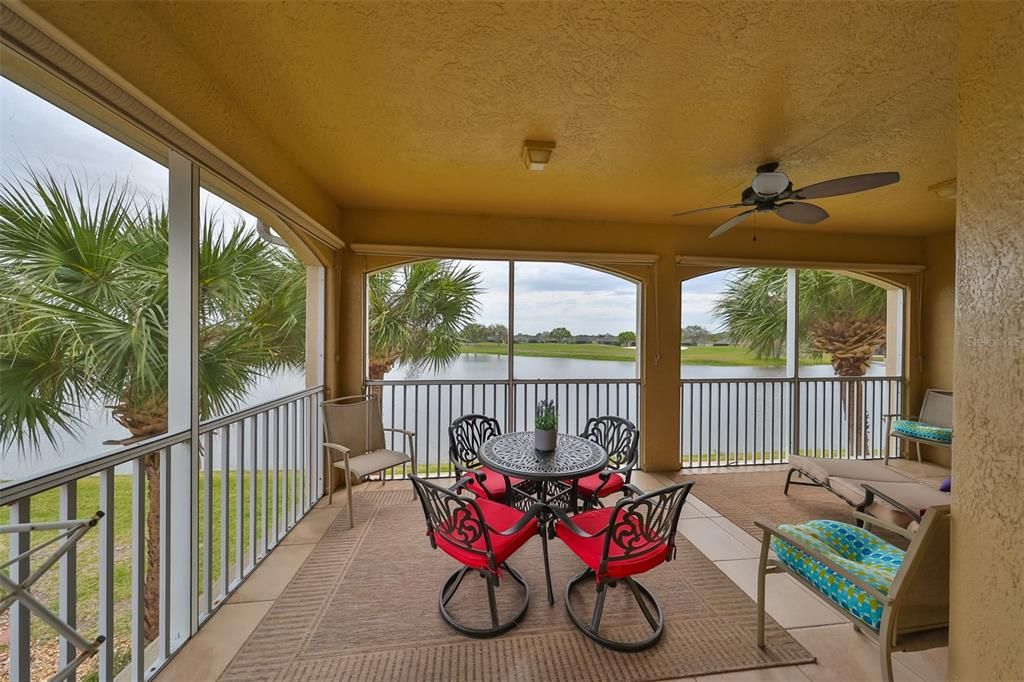 Corner WATERFRONT UNIT with no neighbors across the water looking back!