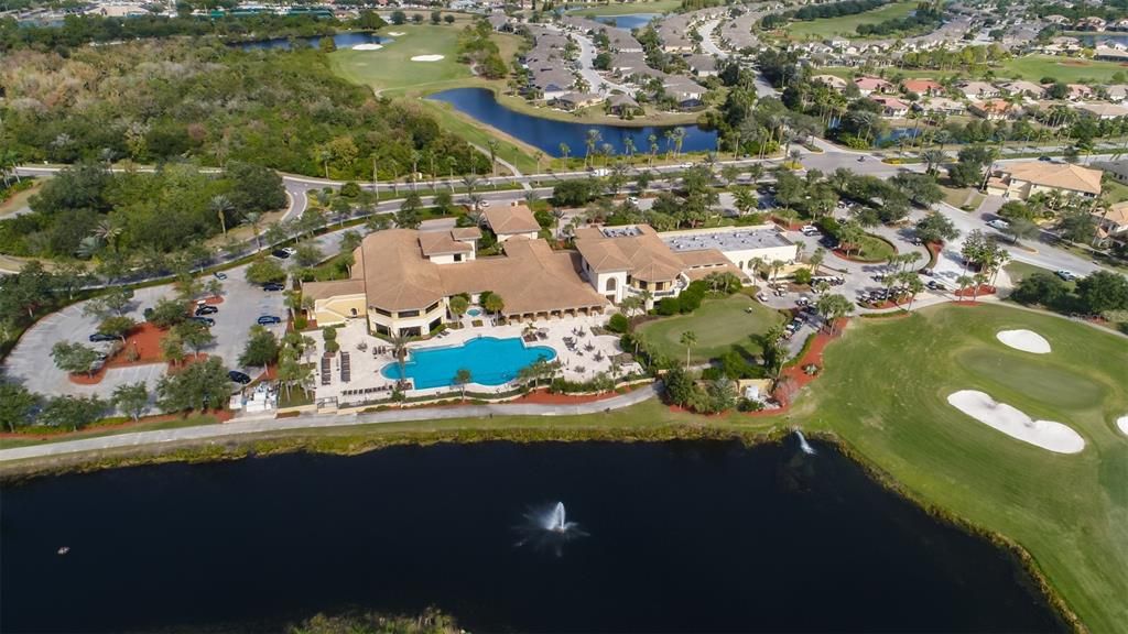 Club Renaissance aerial view of the complex.