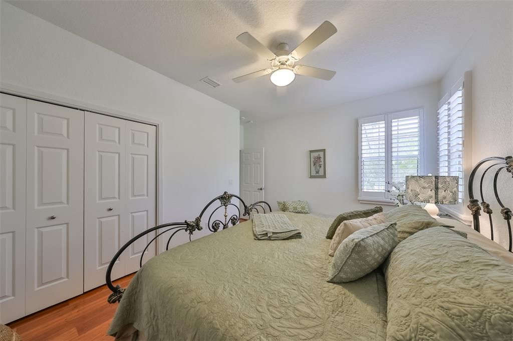 Bedroom #3 has a large built-in closet.