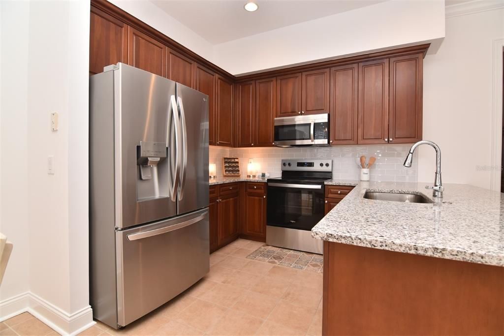 Kitchen with New November 2024 SS Appliances