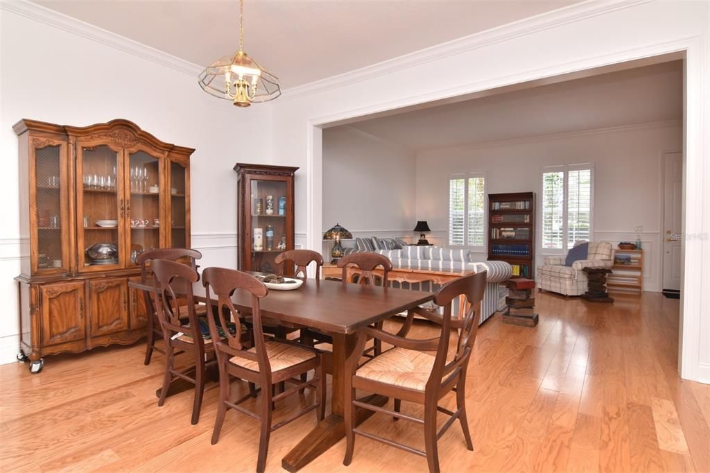 Open Dining Room to Living Room