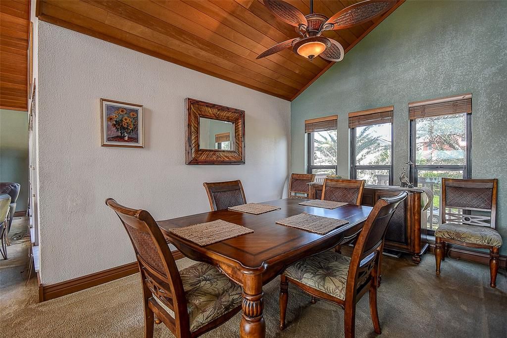 Formal dining area