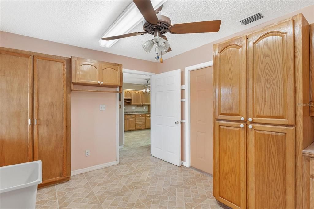 Laundry Room with Plenty of Storage