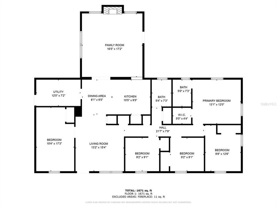 На продажу: $320,000 (5 спален, 2 ванн, 1806 Квадратных фут)