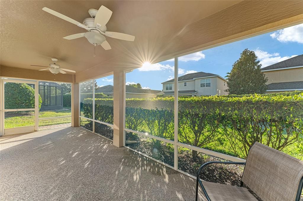 Large Lanai for Outdoor Living