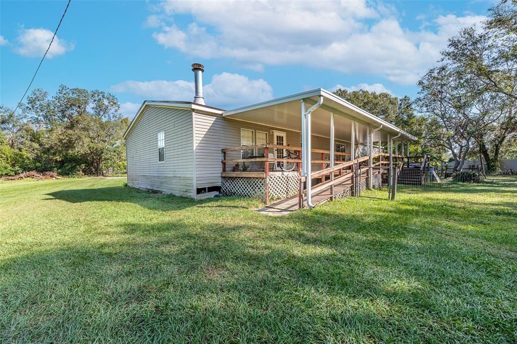 rear porch