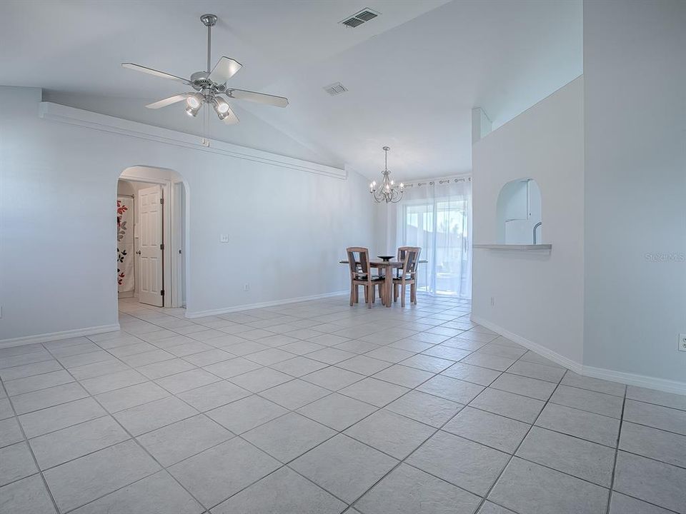 Living to Dining Area