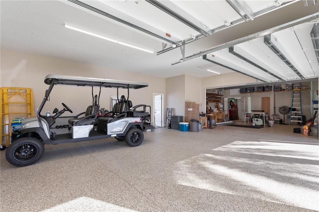 HUGE garage with a spot for 5 cars