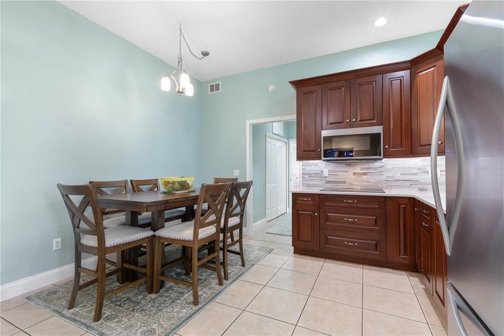 Downstairs guest kitchen and dining