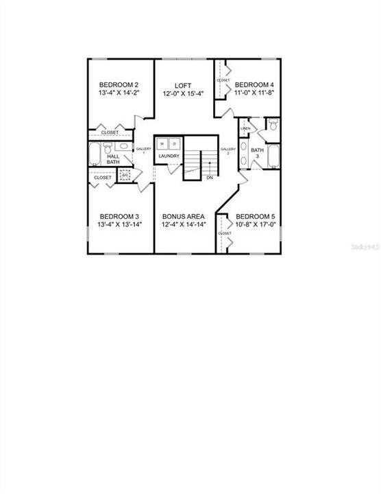 Floor Plan - Second Floor