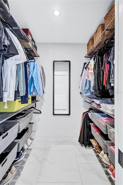 Spacious Walk-in Closet