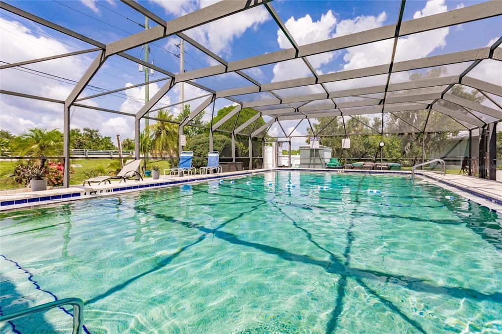 Fully Screened and Heated Community Pool