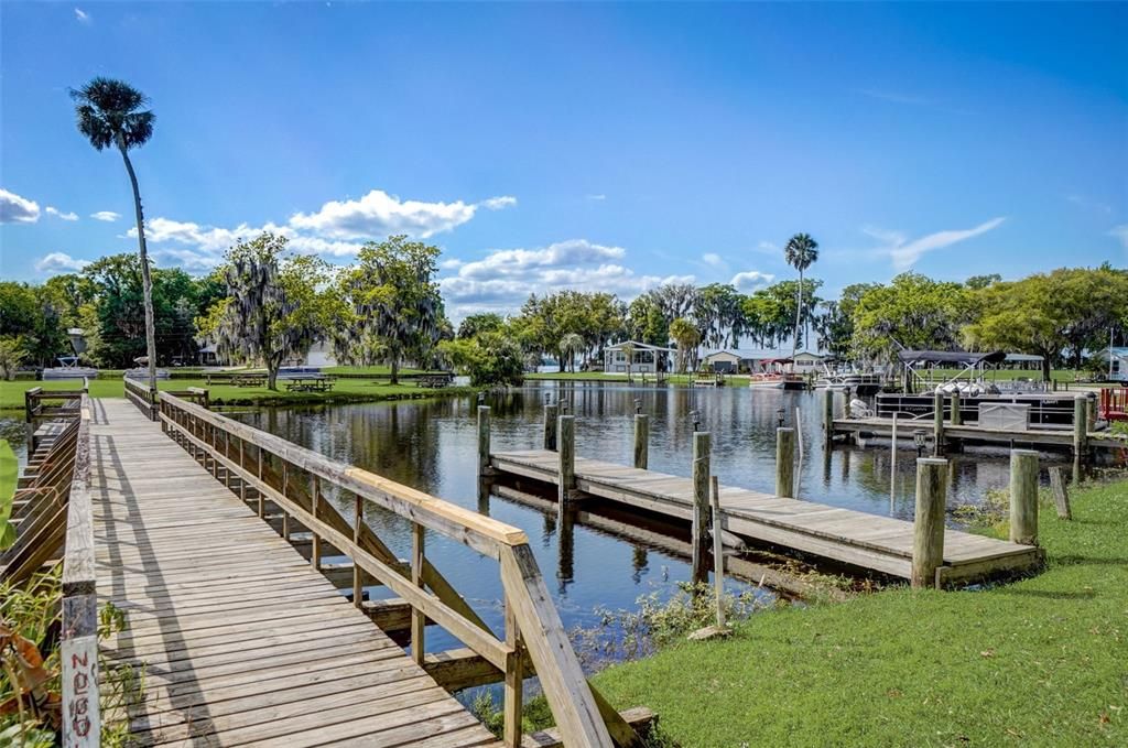 Pontoon dock