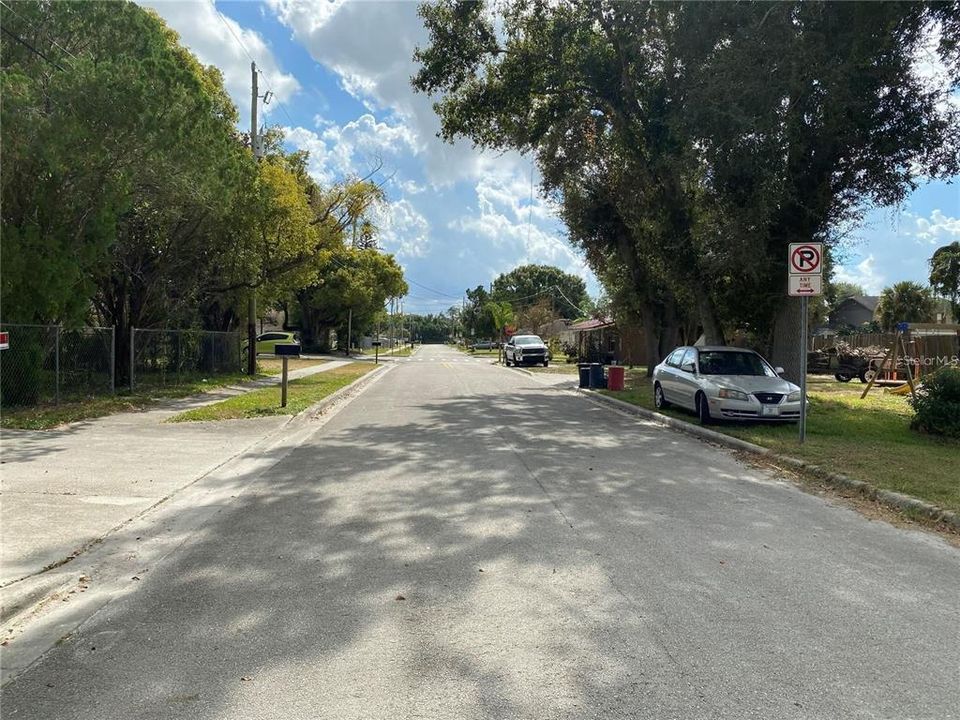 street facing south