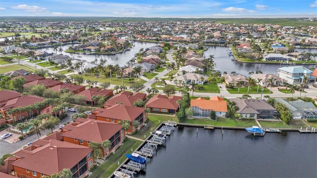 Wide canal view