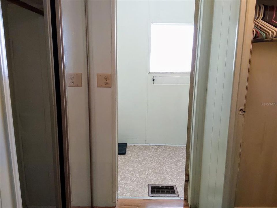 Closets on both sides towards Main Bath. Closet to Right is a walk-in closet