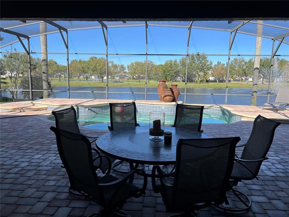 Pool Resort area view from Family Room