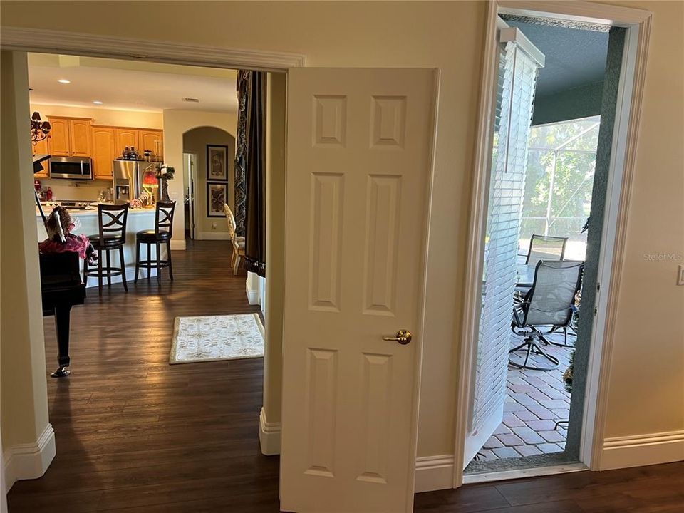 Pool Resort entrance from Primary Bedroom