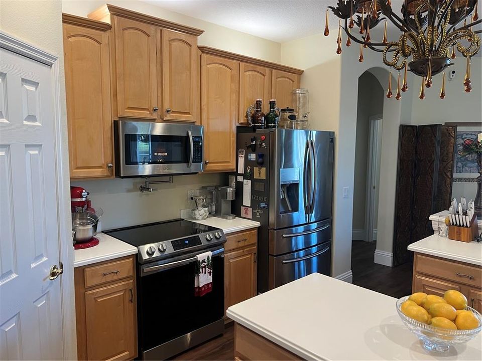 Kitchen with pantry and Island