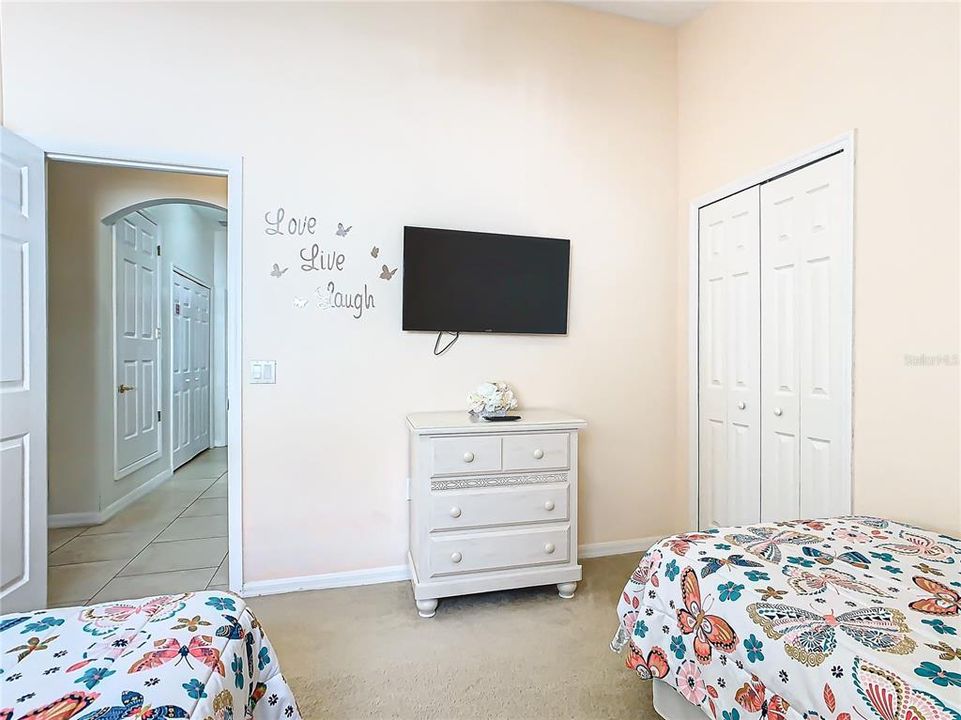 Another view of the guest bedroom.