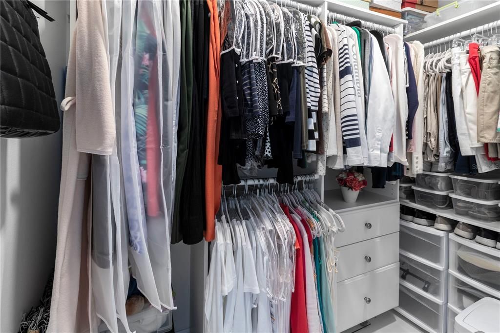 Master closet