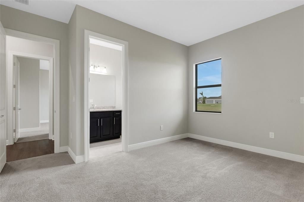 Bedroom 2 en suite bath entrance.