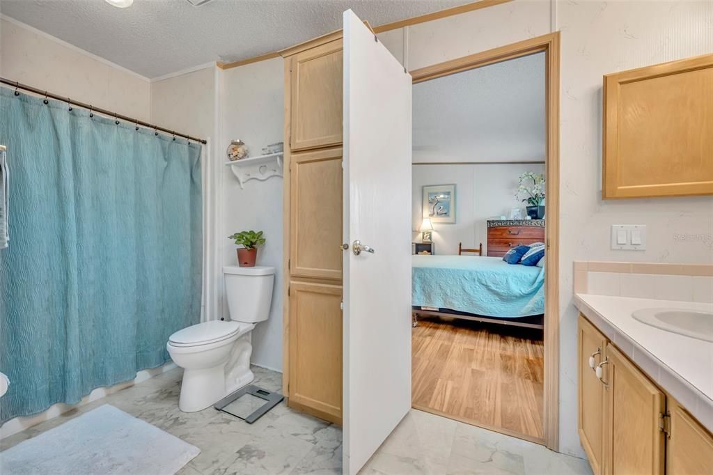 Primary bathroom with shower only